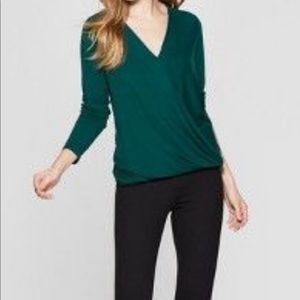 A new day emerald green shirt